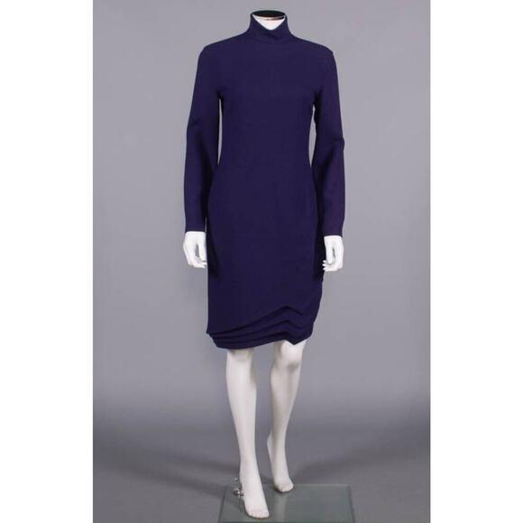 Gianni Versace Wool Day Dress made in Italy, circa 1990s